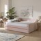 Baxton Studio Raphael Modern and Contemporary Pink Velvet Fabric Full Size Daybed with Trundle 187-11482-Zoro - alternate 10